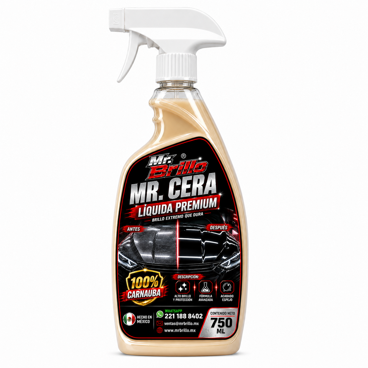 Mr. Cera Líquida Premium