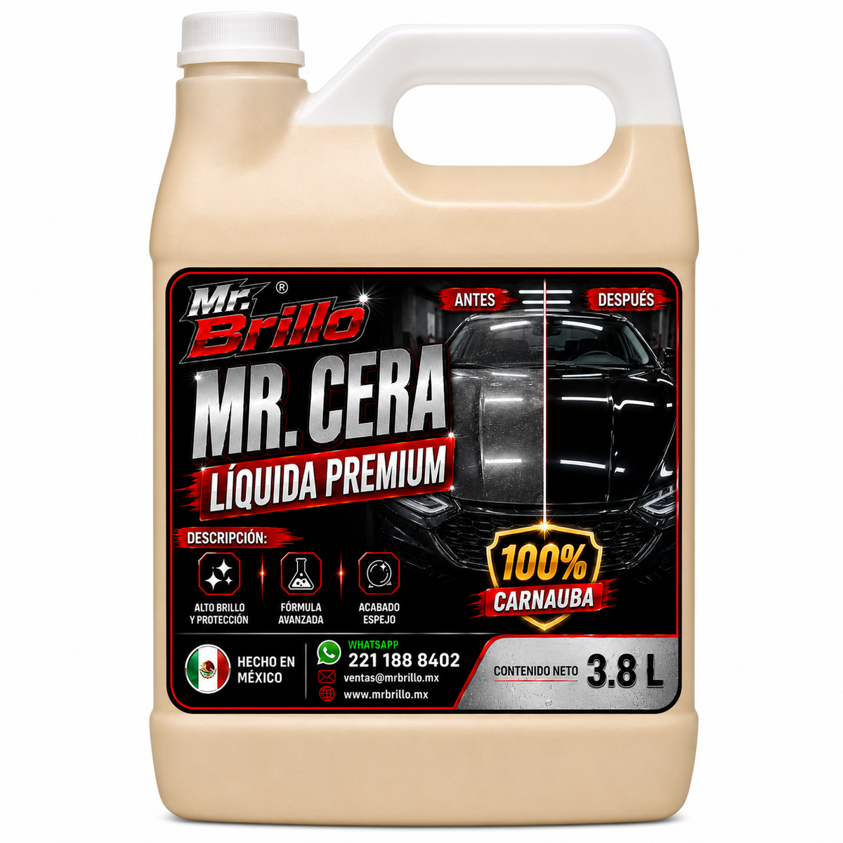 Mr. Cera Líquida Premium