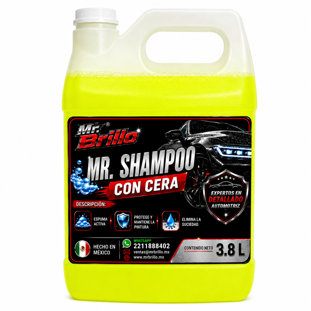 Mr. Shampoo con cera